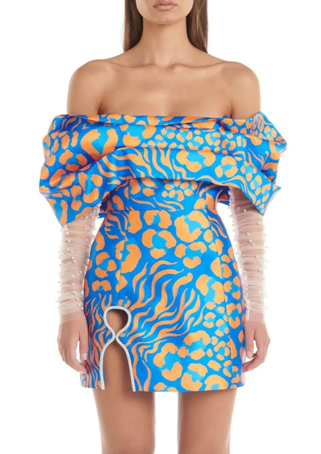 Eliya The Label Lola Mini Dress in Blue Size Small / AU 8 for rent on The Volte - main image