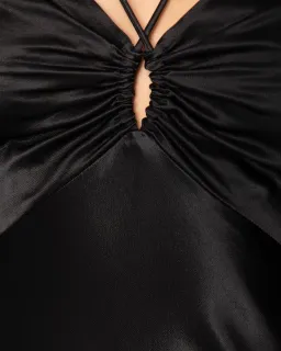 Azzurielle Fondi Midi Dress Black Size 8 for rent on The Volte - image 5