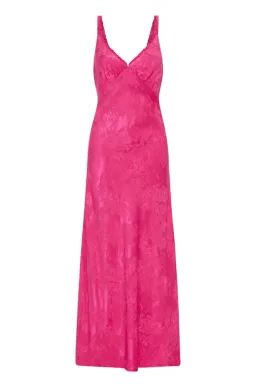 Auguste Margarita Midi Dress Pink Size 8 for rent on The Volte - image 3