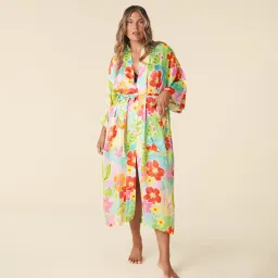 Spell Margie Hour Maxi Robe in Tutti Fruiti One Size for rent on The Volte - image 1