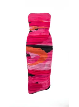 House of CB Sasha Midi Dress Multi Size M / AU 10 for rent on The Volte - image 4