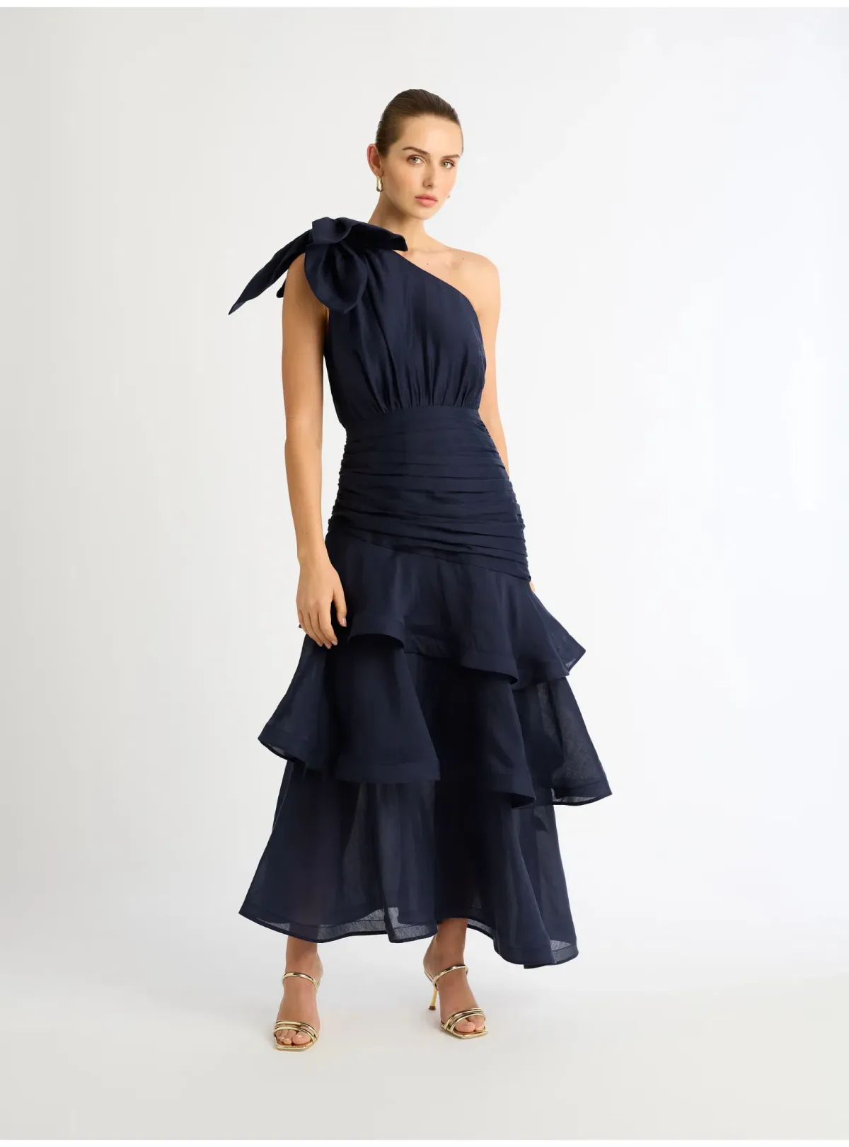 Sheike Casablanca Dress in Ink Size AU 16 for rent on The Volte - main image