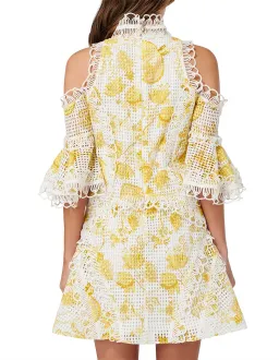 Thurley Chintz Spliced Dress Print Size 6 for rent on The Volte - image 3