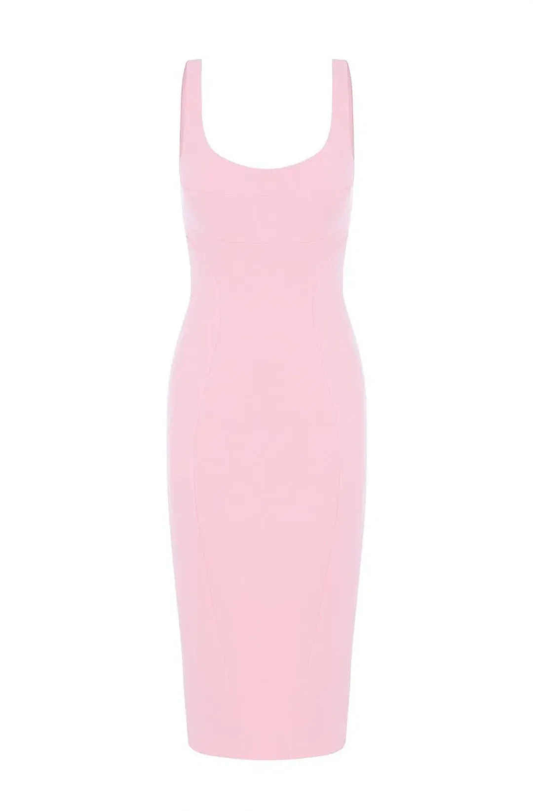 Sheike High Society Dress Pale Pink Size 14 for rent on The Volte - main image