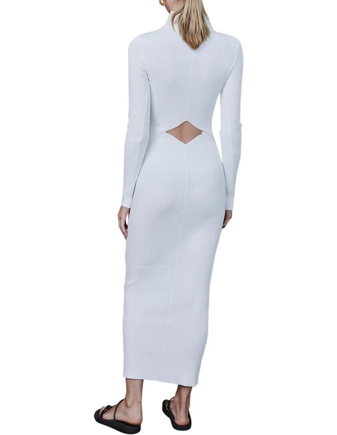 Bec & Bridge Lillian Midi Dress Ivory Size 6 for rent on The Volte - main image