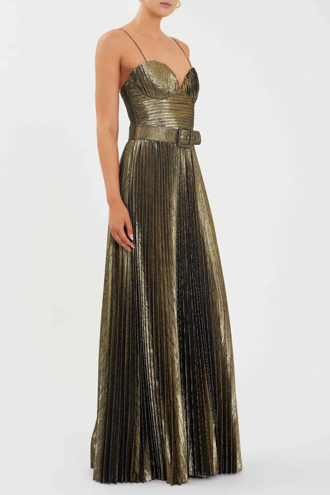 Rebecca Vallance Josie Gown in Metallic Size 14 for rent on The Volte - main image