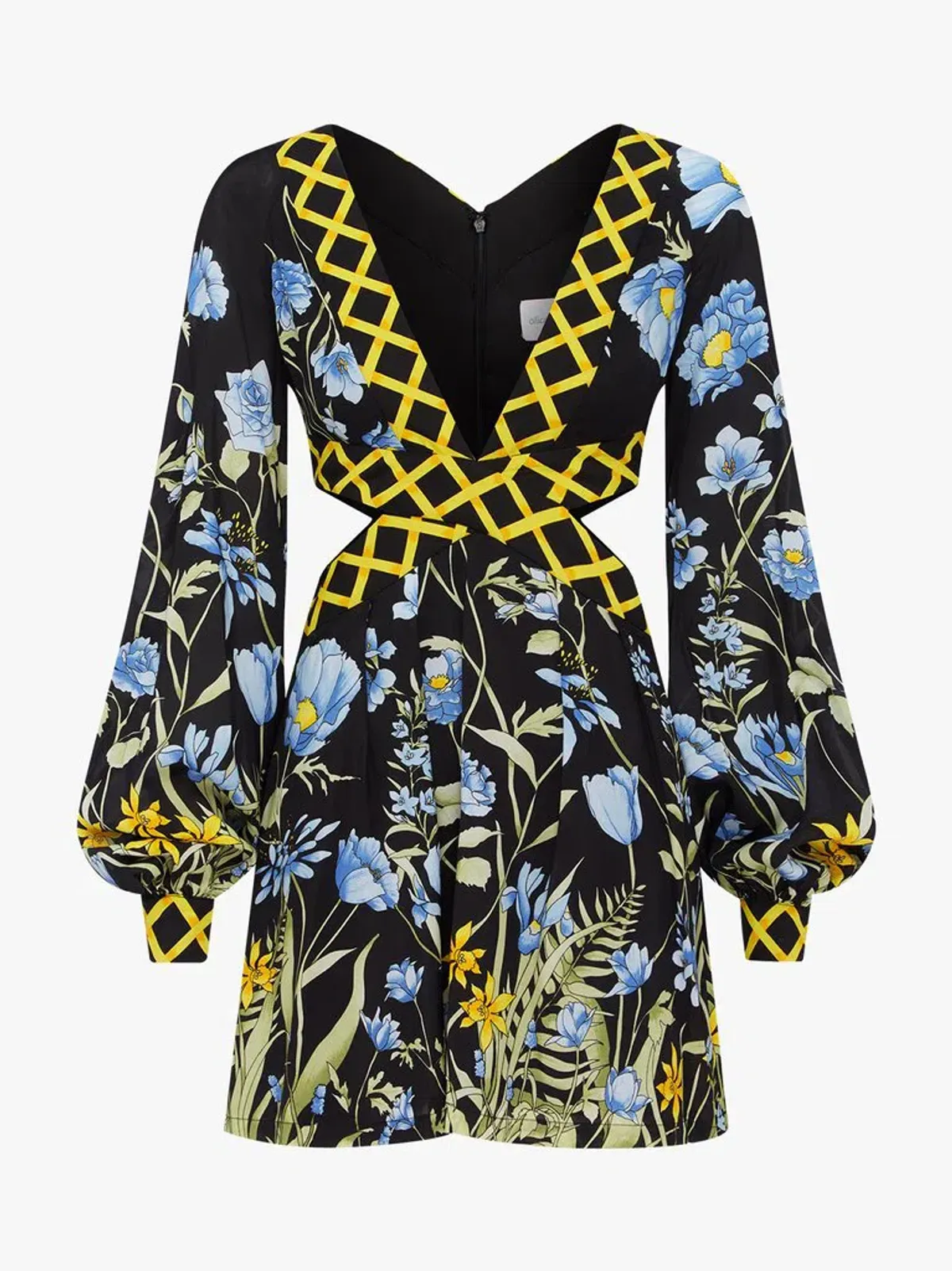 Alice McCall Flower Girl Cut Out Mini Dress Black Size 4 - Image 5