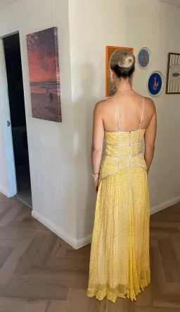 We Are Kindred A-line Dress in Yellow Size XS / AU 6 for rent on The Volte - image 2