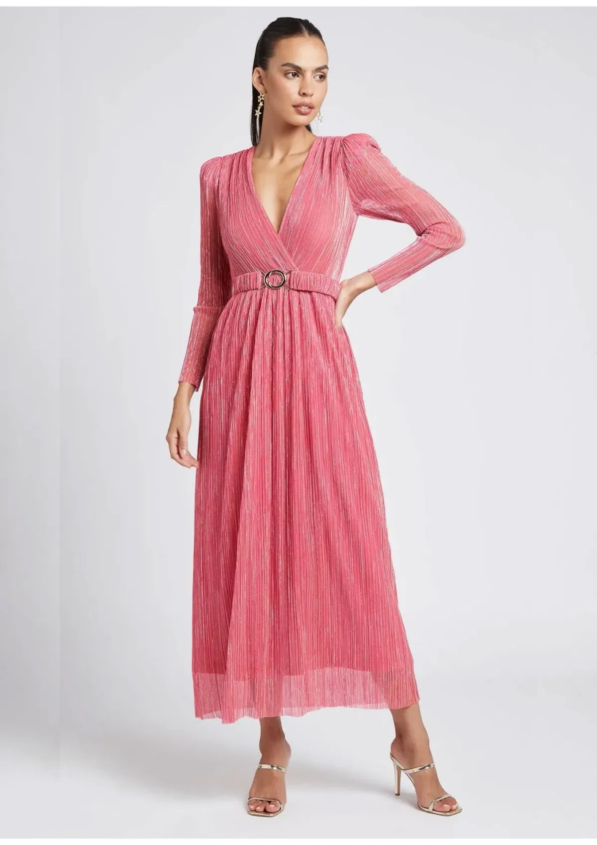 Sheike Fame & Fortune Dress Pink Size 14 - Image 1