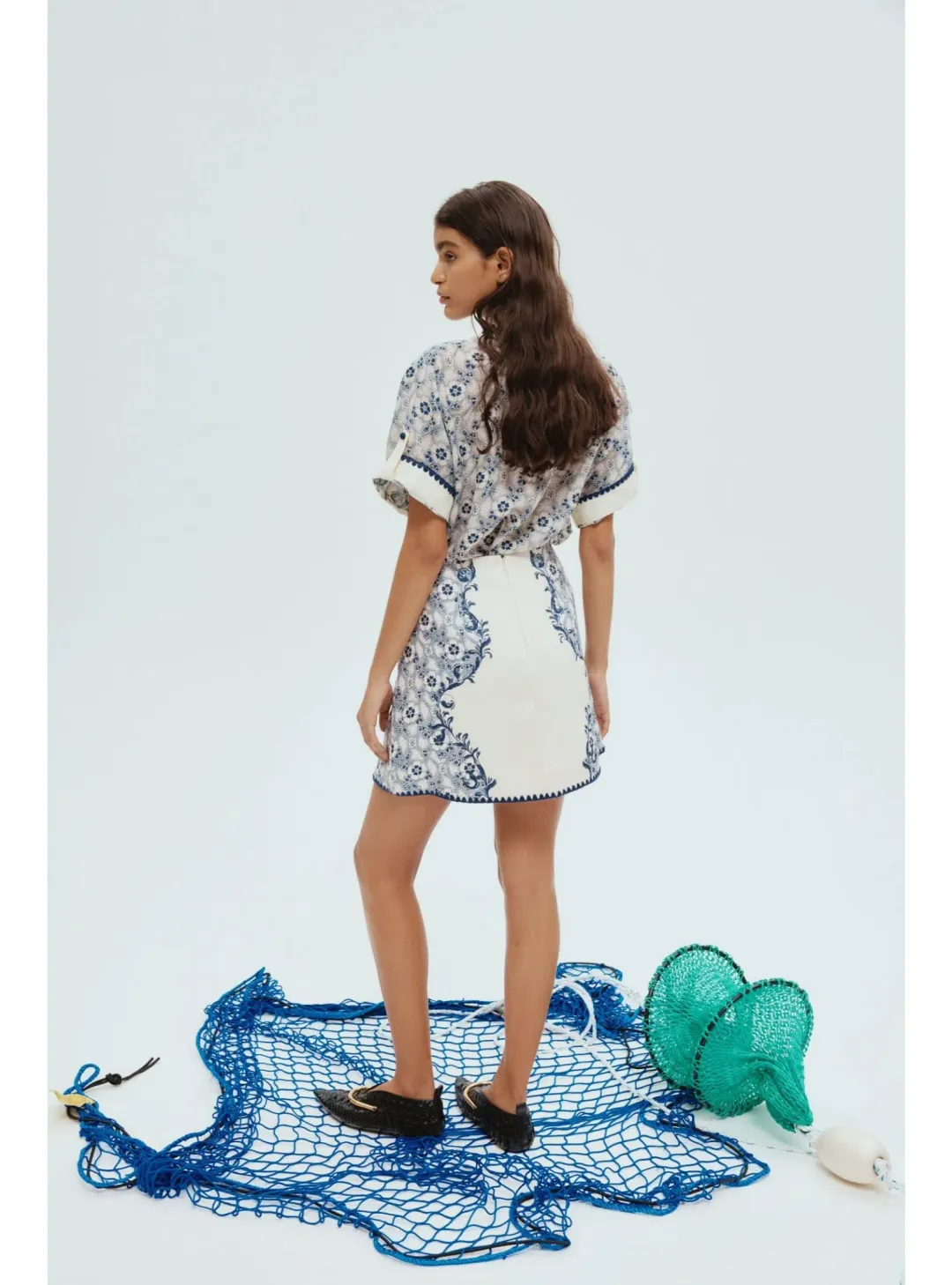 Alemais Airlie Shirt and Skirt Set Multi Size AU 8 for rent on The Volte - main image