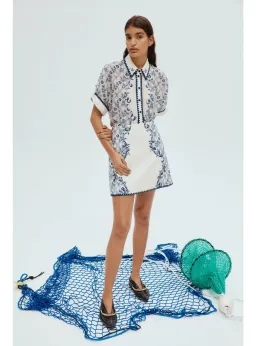 Alemais Airlie Shirt and Skirt Set Multi Size AU 8 for rent on The Volte - image 1