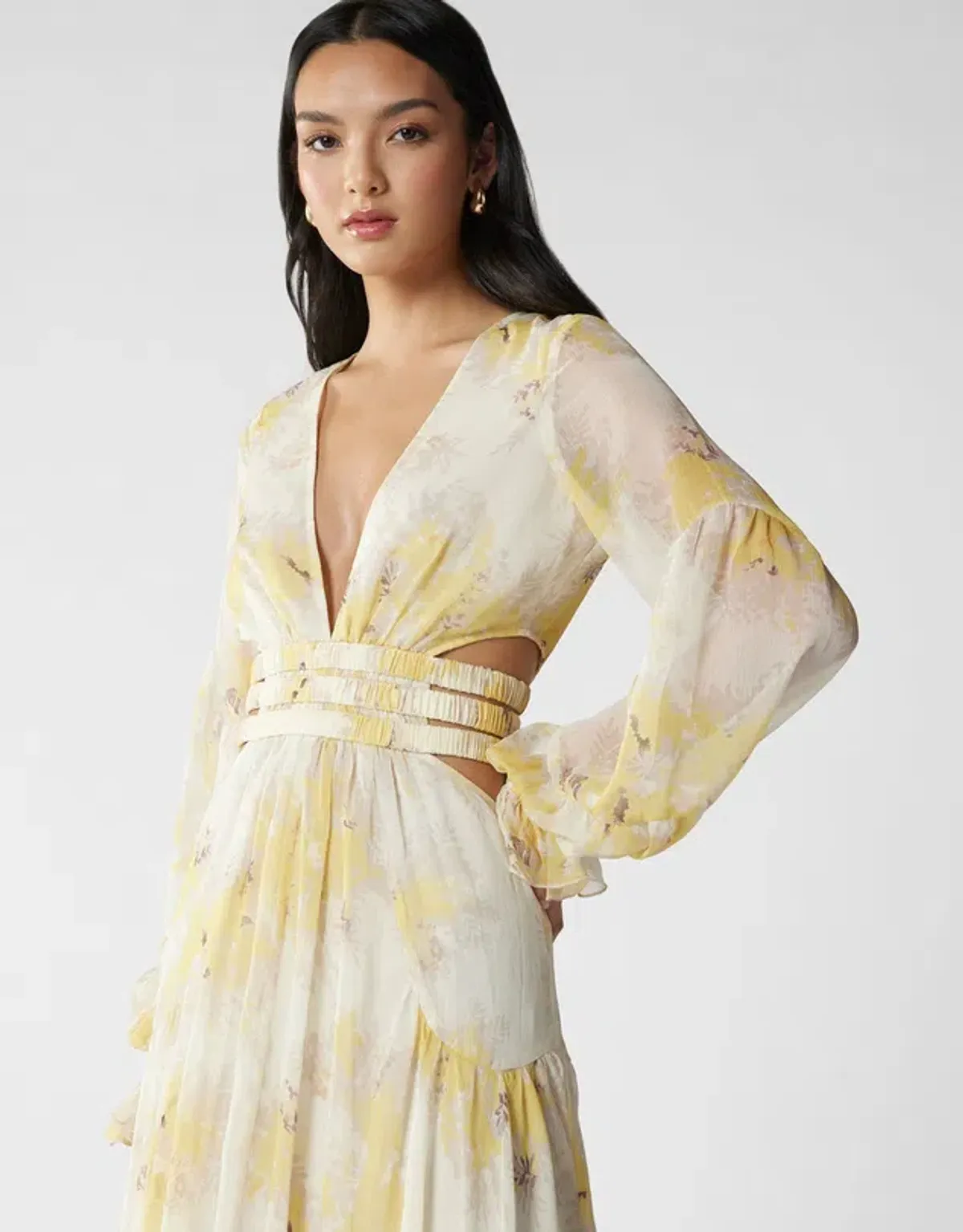 MVN La Lumber Maxi Dress Floral Print Size AU 10 - Image 2