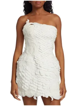 Zimmermann Tama Filigree Mini Dress Ivory Size 2 / AU 12 for rent on The Volte - image 2
