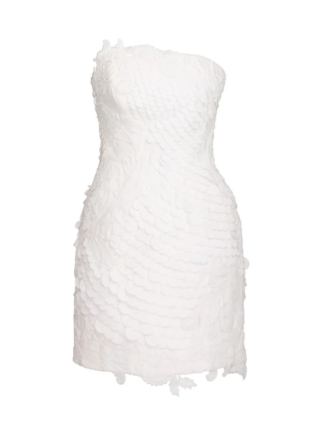 Zimmermann Tama Filigree Mini Dress Ivory Size 2 / AU 12 for rent on The Volte - main image