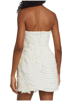 Zimmermann Tama Filigree Mini Dress Ivory Size 2 / AU 12 for rent on The Volte - image 3