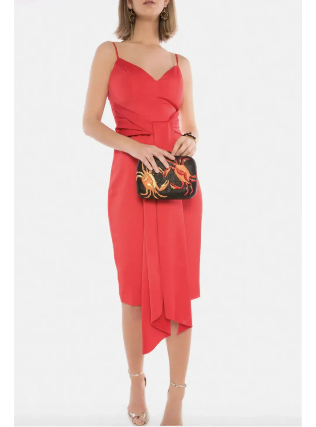 Misha Danielle Dress Red Size 4 for rent on The Volte - main image