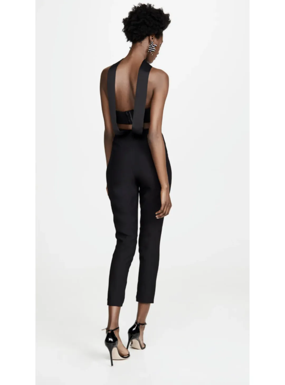 MISHA Christa Pantsuit Black Size 8 for rent on The Volte - main image
