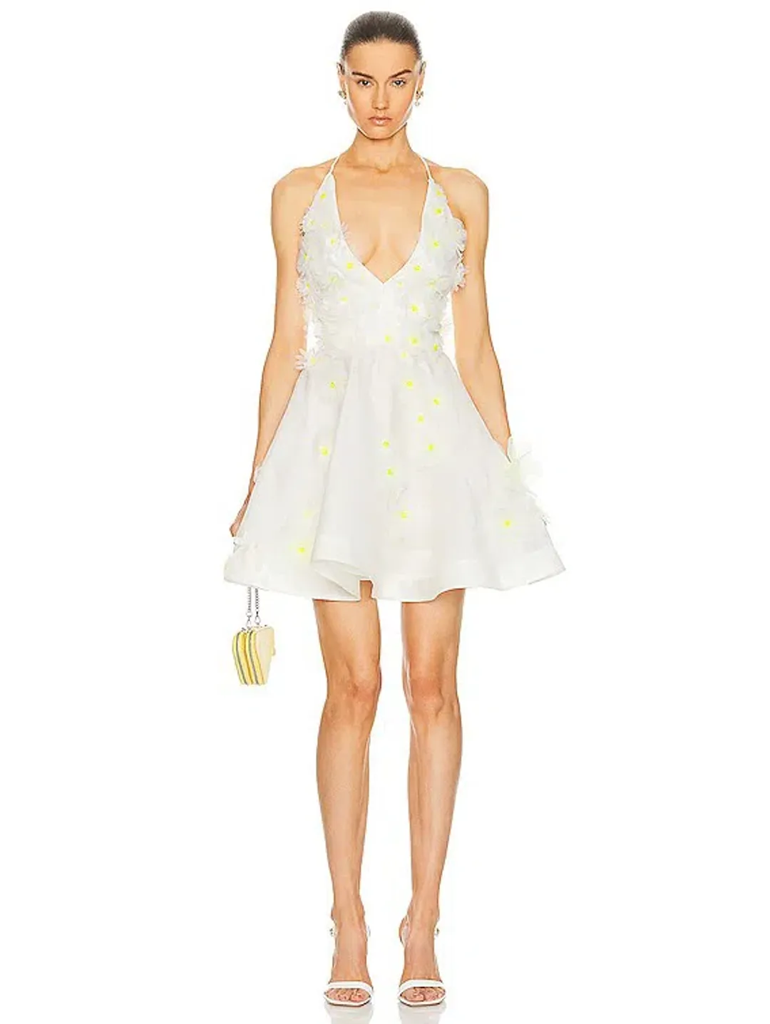 Zimmermann Matchmaker Daisy Mini Dress Ivory Size 2 / AU 12 for rent on The Volte - main image