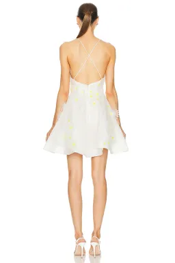 Zimmermann Matchmaker Daisy Mini Dress Ivory Size 2 / AU 12 for rent on The Volte - image 3