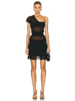 Christopher Esber Shadow Line Knitted Cami Dress Black Size XXS/Au 4 for rent on The Volte - image 1