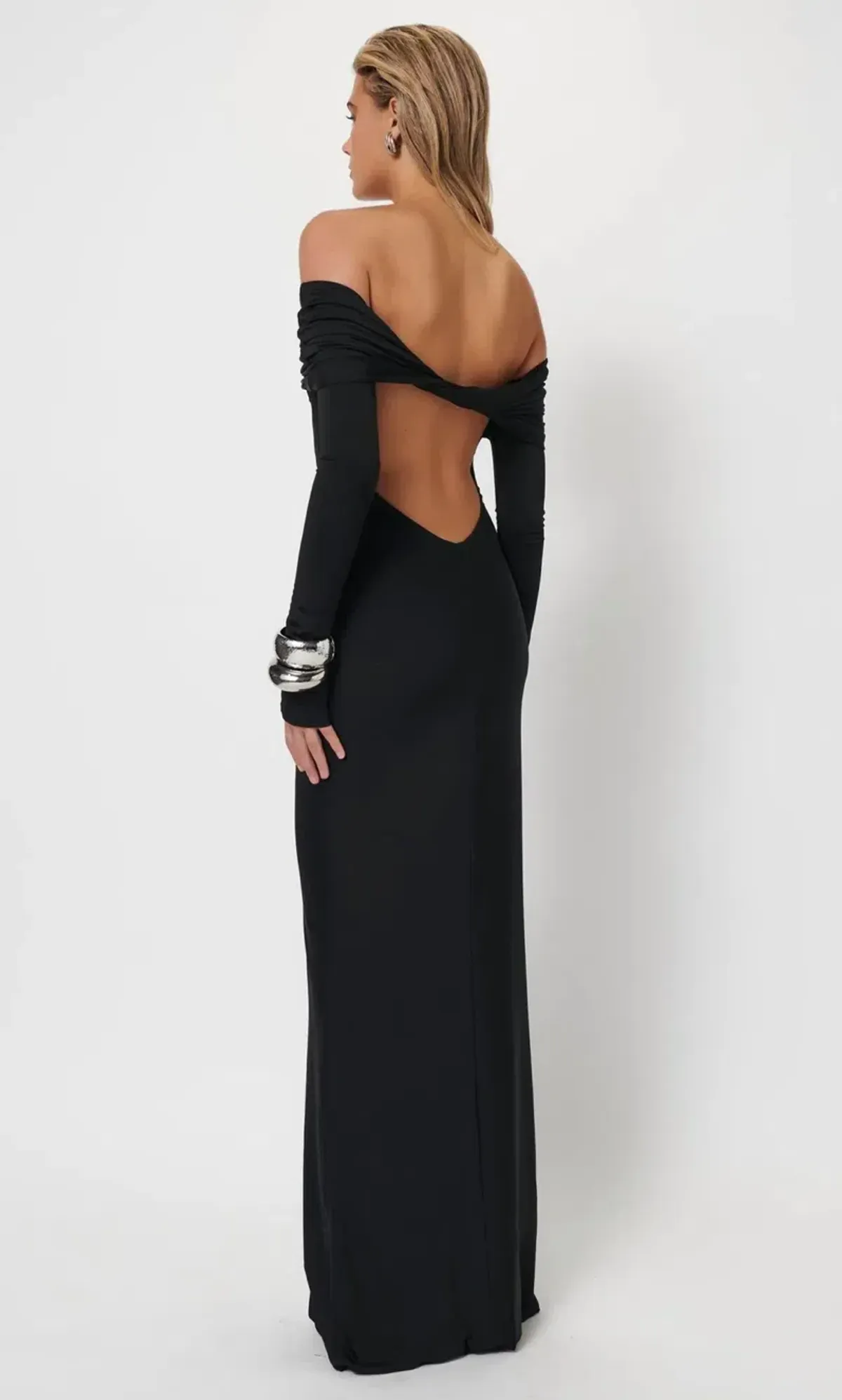Effie Kats The Gwen Gown in Black Size 10 - Image 4