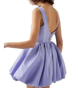 Aje Suzette Bubble Dress Periwinkle Size 12 for rent on The Volte - image 4