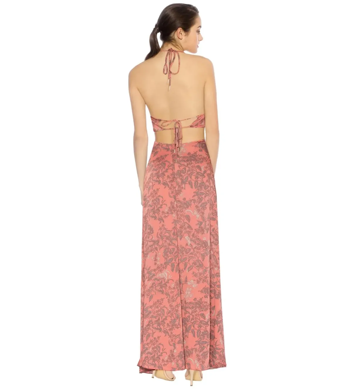 House of Harlow Zoe Halter Dress Pink Size 8 - Image 2