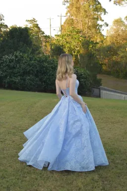 Sherri Hill Lilac Dress Floral Size 6 for rent on The Volte - image 2