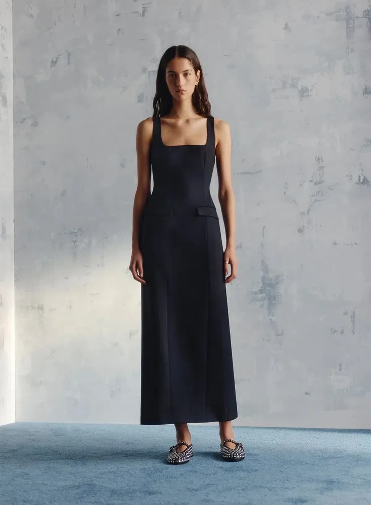 Anna Quan Ivana Maxi Dress Black Ink Size 6 - Image 2