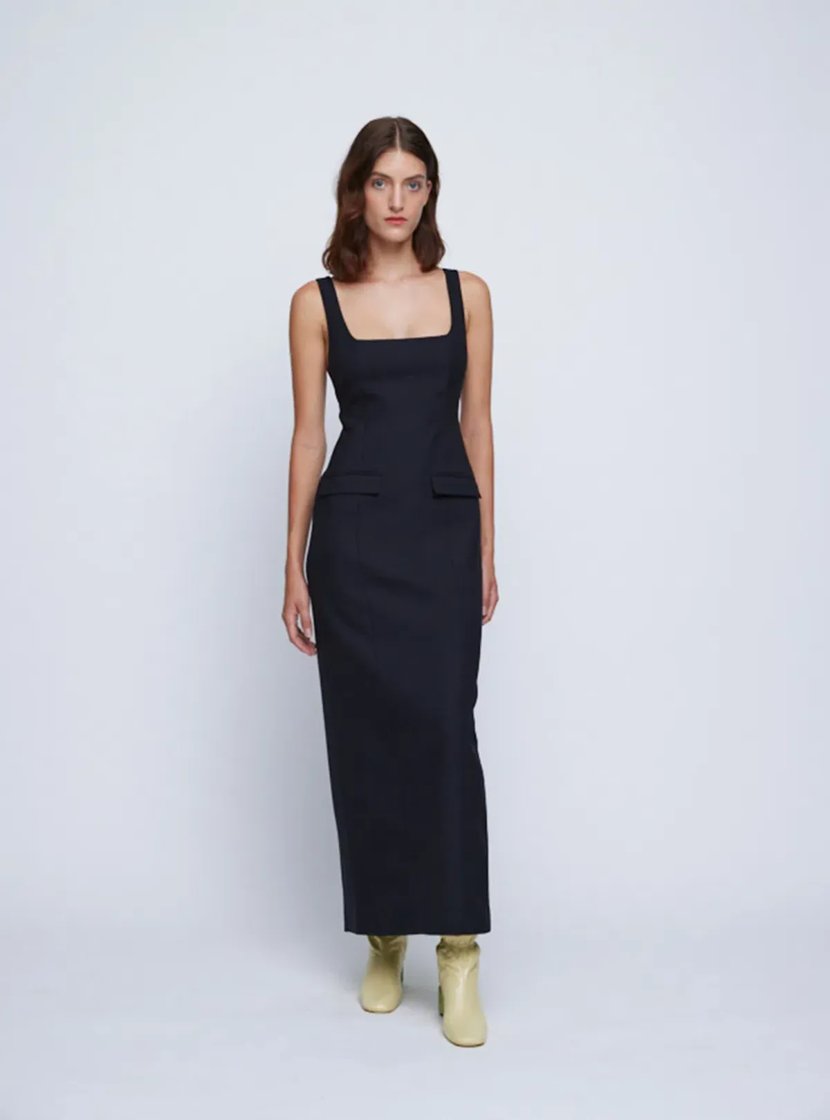 Anna Quan Ivana Maxi Dress Black Ink Size 6 - Image 1