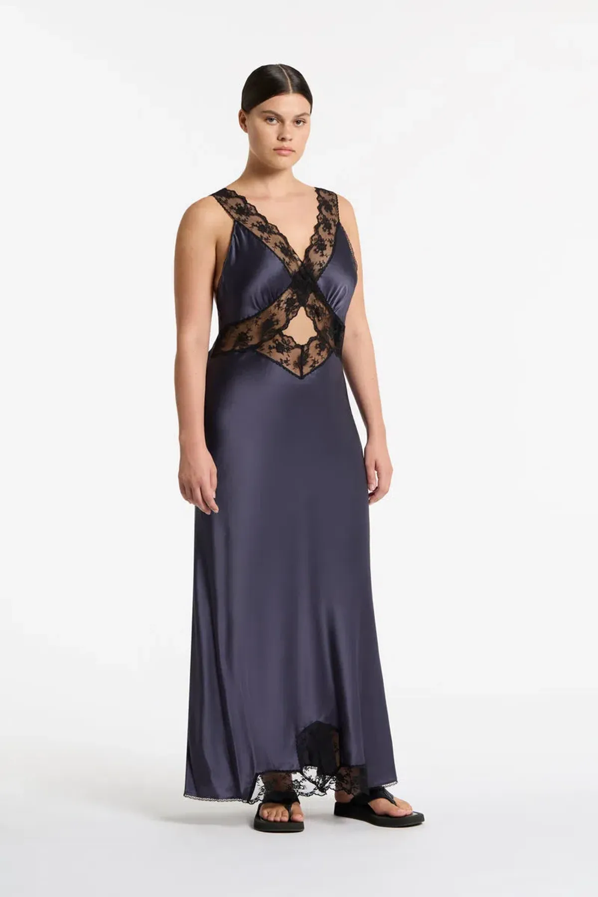Sir the Label Aries Cut Out Gown Navy Size 2 / AU 12 - Image 3