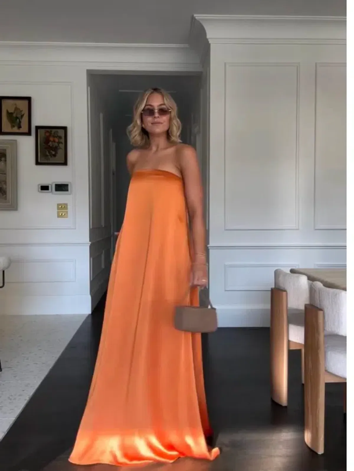 ANNA QUAN Delfina Maxi Dress Kumquat Orange 8 - Image 1
