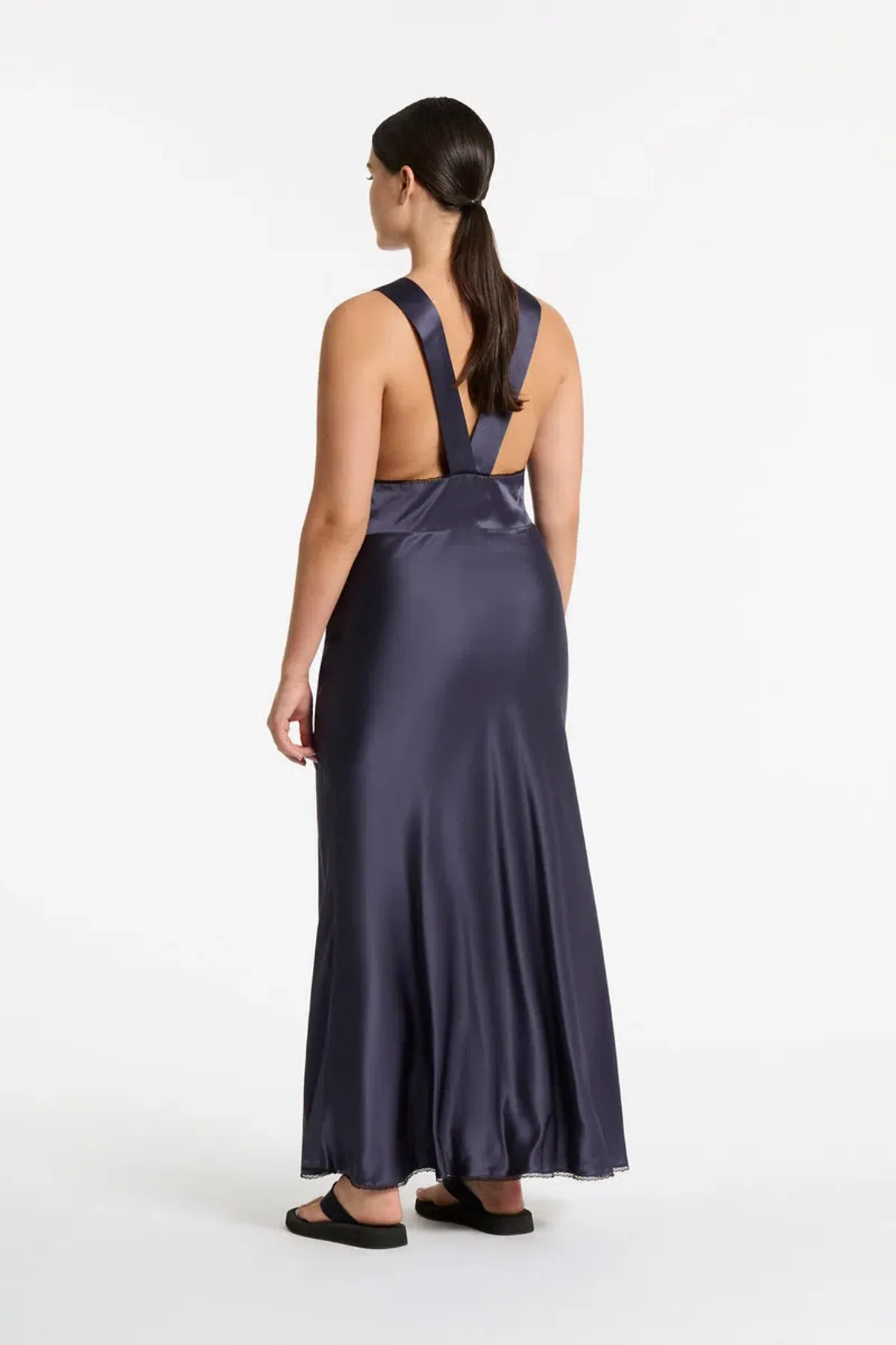 Sir the label Aries Cut Out Gown Navy Size 3/ AU 12 - Image 4
