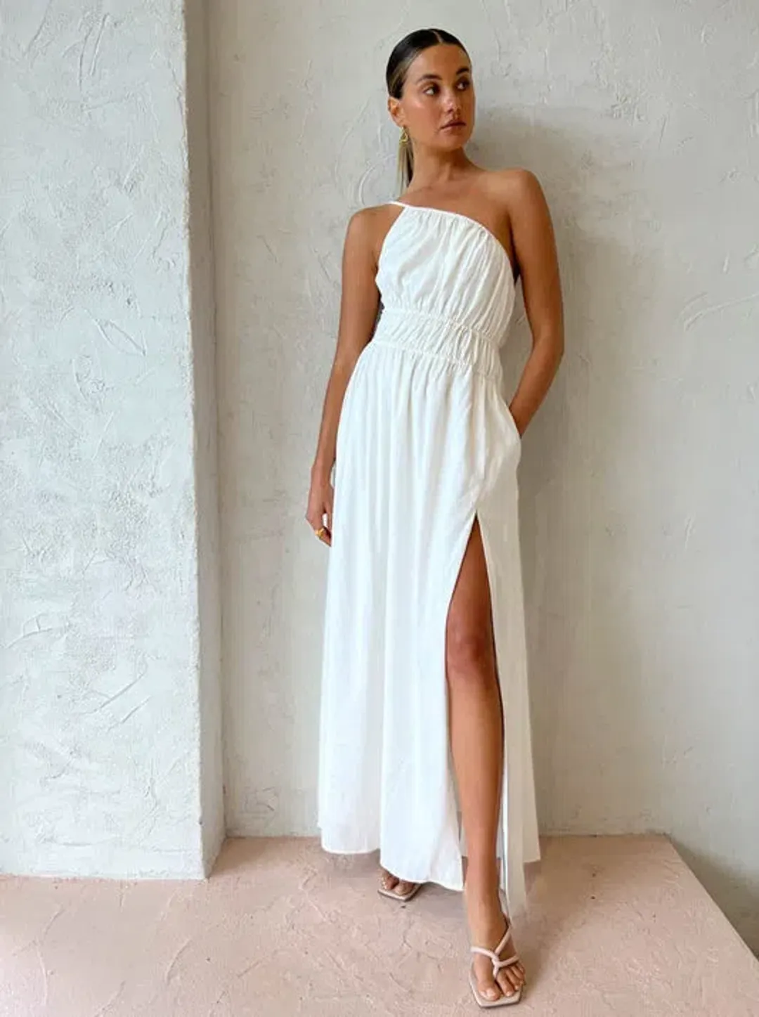 Camilla and Marc Sevilla Dress Cream Size 8 for rent on The Volte - main image