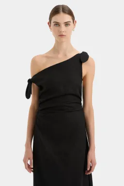 Sir the Label Bettina Off Shoulder Dress Black Size 10 for rent on The Volte - image 3