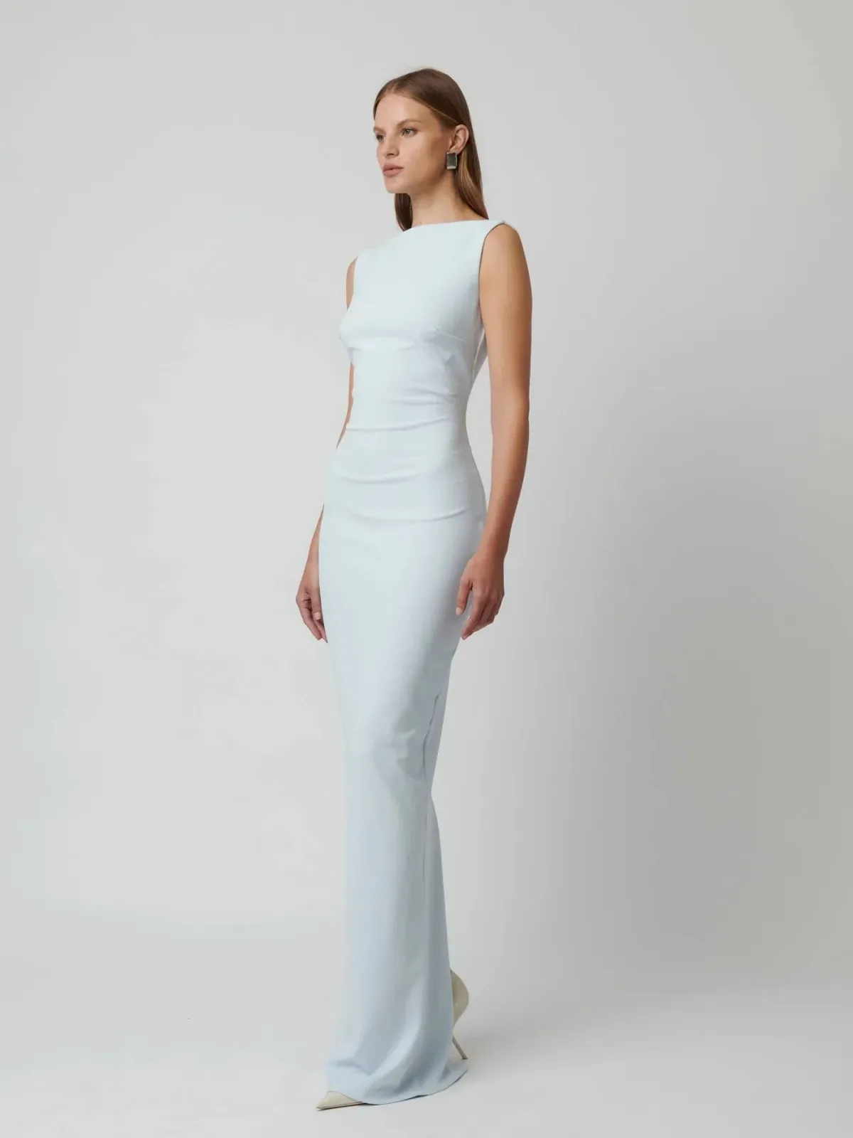 Effie Kats Verona Gown in Ice Blue Size XS / AU 6 - Image 4