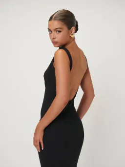 Effie Kats Verona Gown Black Size XS / AU 6-8 for rent on The Volte - image 4