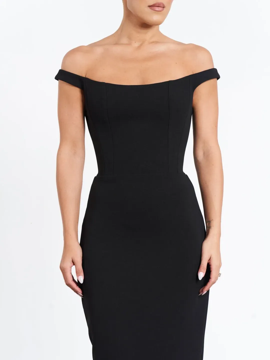 Effie Kats Amaya Midi Dress Black Size XS / AU 6 for rent on The Volte - main image