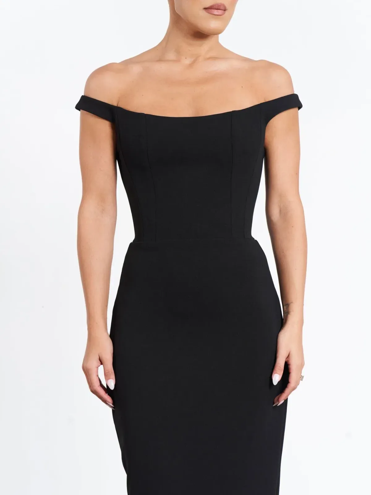 Effie Kats Amaya Midi Dress Black Size XS / AU 6 - Image 2