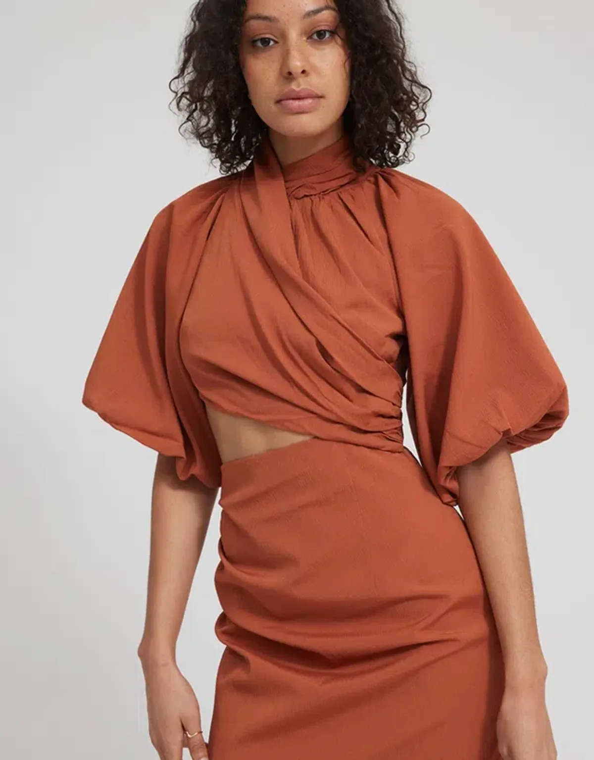 Tojha Celia Mini Dress Sienna Size AU 8 - Image 5