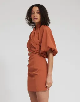 Tojha Celia Mini Dress Sienna Size AU 8 for rent on The Volte - image 4