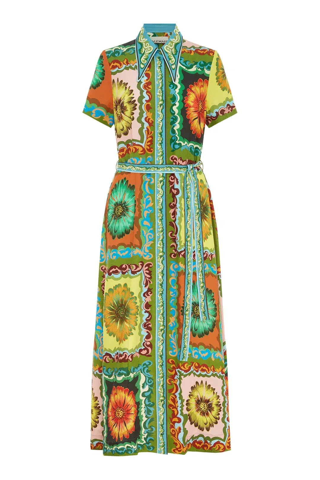 Alemais Disco Daisy Shirtdress Multi Size 8 for rent on The Volte - main image