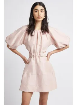 Aje Psychedelia Mini Dress Blush Size AU 8 for rent on The Volte - image 2