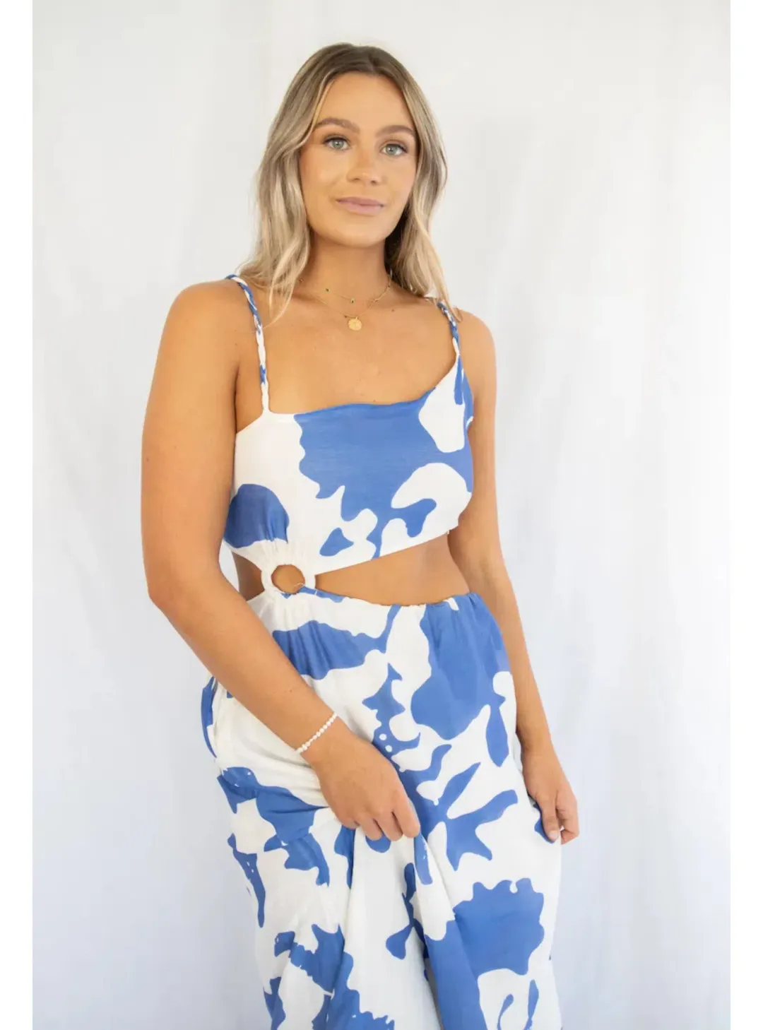 Sir The Label Vivi Asymmetrical Cut Out Dress Multi Size 2 / AU 10 for rent on The Volte - main image