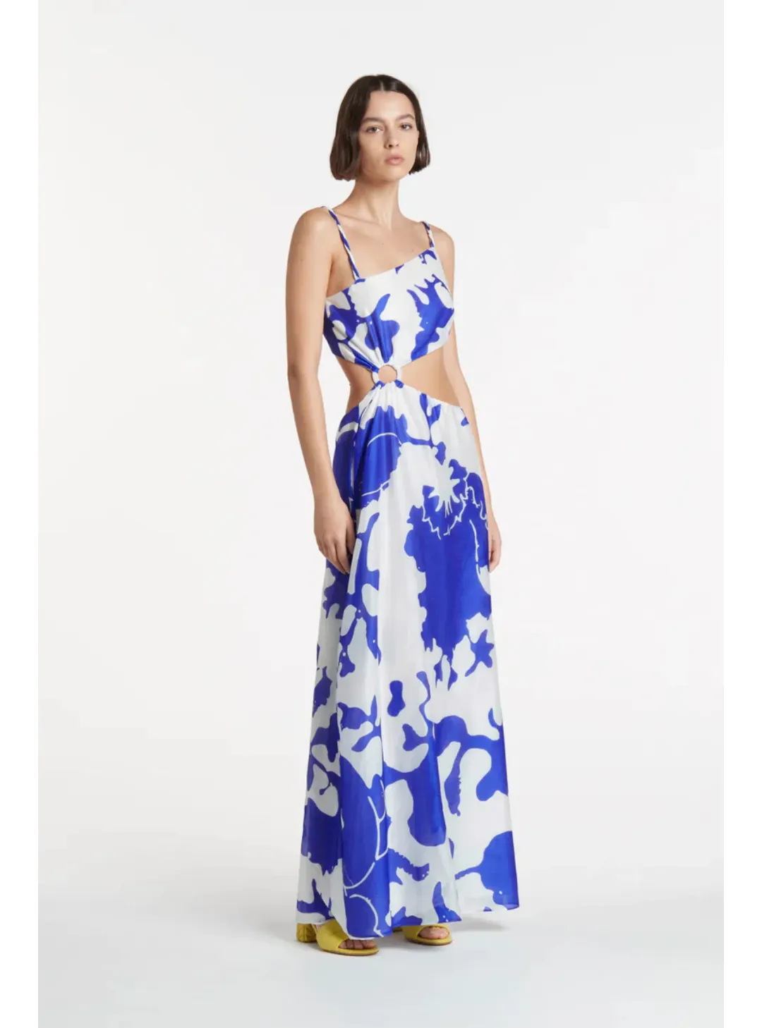 Sir The Label Vivi Asymmetrical Cut Out Dress Multi Size 2 / AU 10 for rent on The Volte - main image