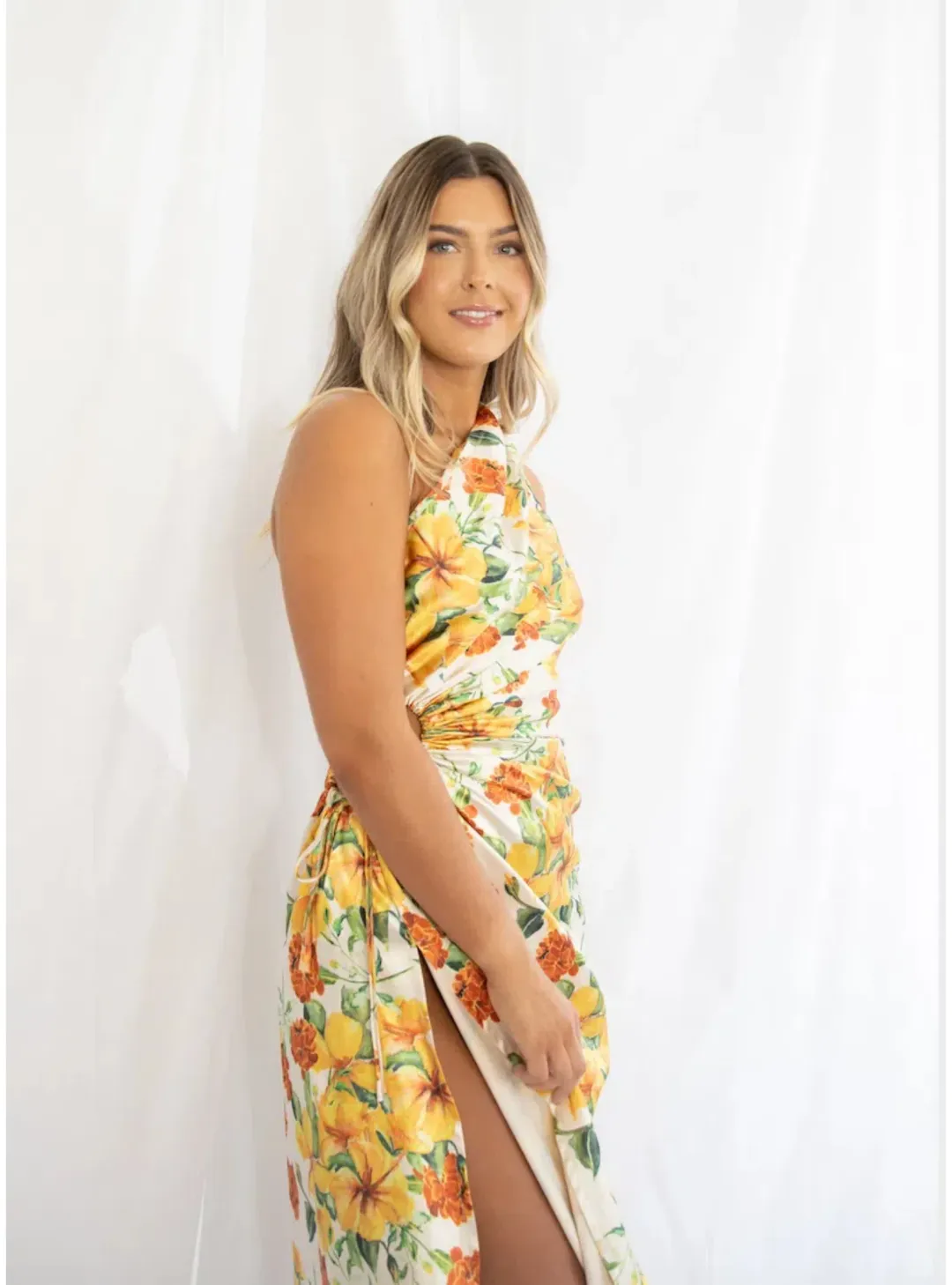 Sonya Moda Yarden Floral Maxi Dress Floral Size AU 10 for rent on The Volte - main image