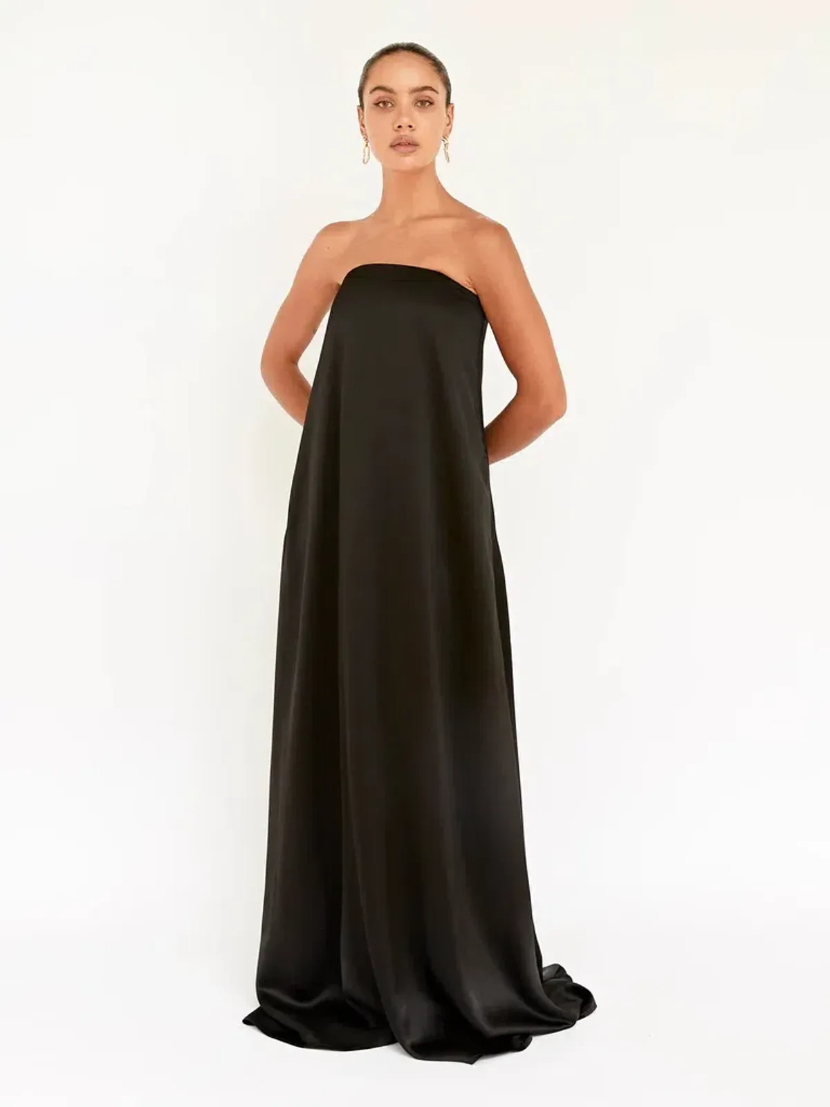 Anna Quan Delfina Maxi Dress Black Ink Size 8 - Image 2
