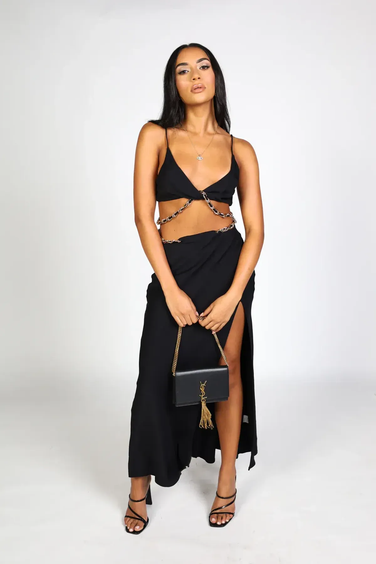 Bec & Bridge Modern Romance Maxi Skirt & Crop Set Size 8 - Image 2