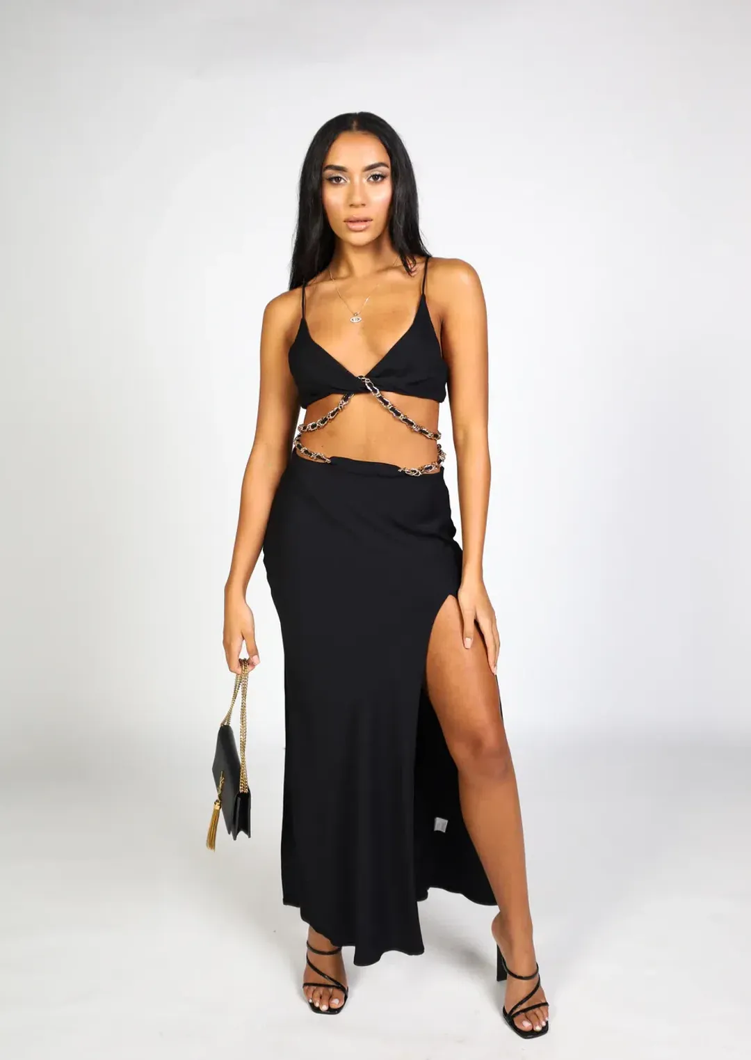 Bec & Bridge Modern Romance Maxi Skirt & Crop Set Size 8 for rent on The Volte - main image