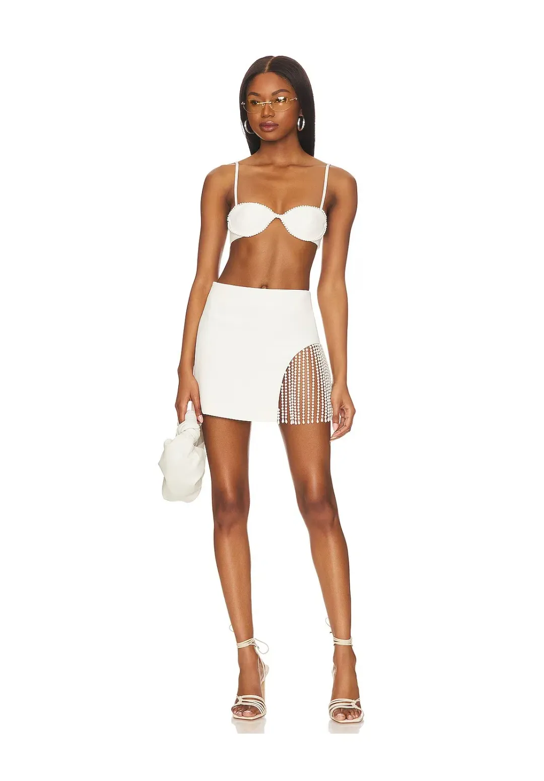 Camila Coelho Camila Bralette Ivory Size 8 for rent on The Volte - main image